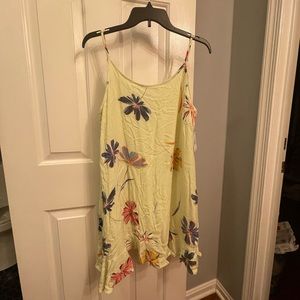 O’Neill Hollis Dress or beach coverup, size Small, mint floral